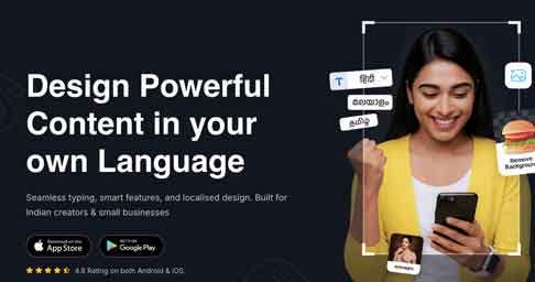 Localised Design Tool App for Indian Creators & Small Businesses