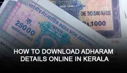 How to Download Adharam Details Online in Kerala
