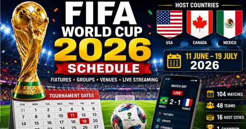 FIFA World Cup 2026 Schedule: Complete Match Fixtures, Groups, Dates, Venues & Live Streaming Guide