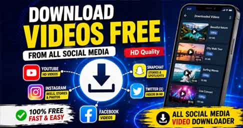 Best Free Video Downloader for YouTube, Instagram, Facebook, Snapchat & Twitter
