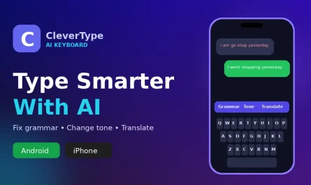 CleverType AI keyboard download for Android and iPhone