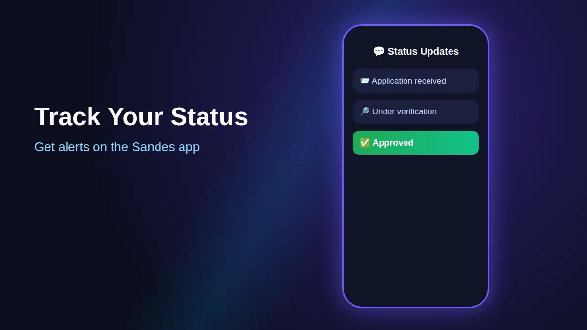 Tracking ration card correction Kerala online status on the Sandes app