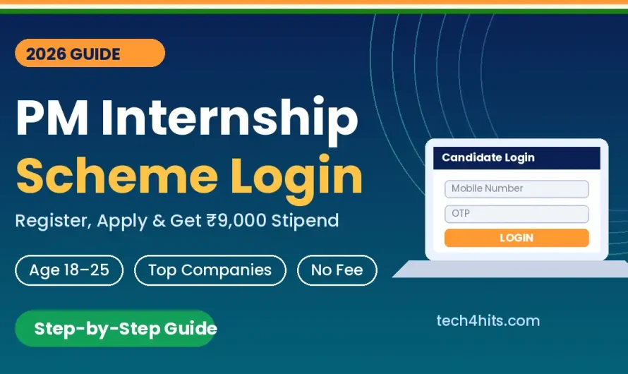 PM Internship Scheme Login 2026: Easy Registration Guide