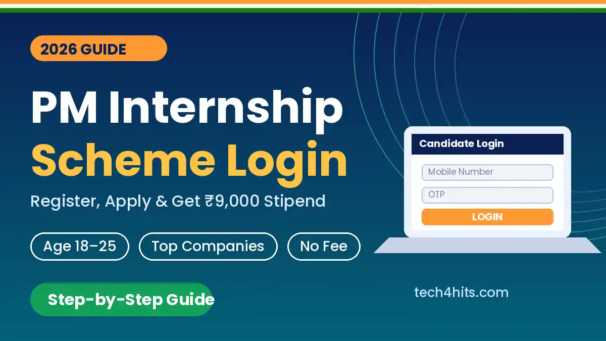 PM Internship Scheme login 2026 guide